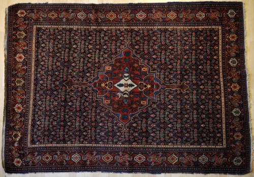 Old Senneh Kurdish Persian Rug