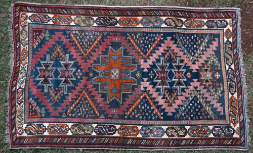 Caucasian Antique Tribal Rug