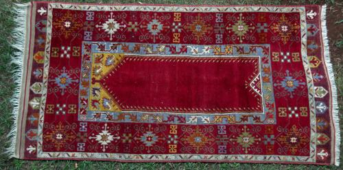 Antique Turkish Prayer Rug