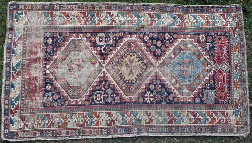 Antique Kazak Rug