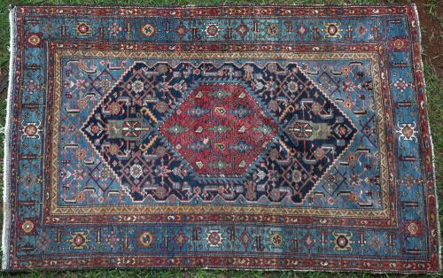 antique or near antique Malayer Persian rug