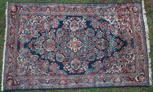 Antique Sarouk Mahal Persian Rug