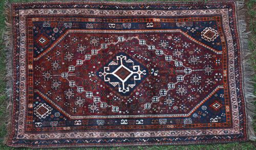 Old Qashqa'i or Shiraz tribal rug