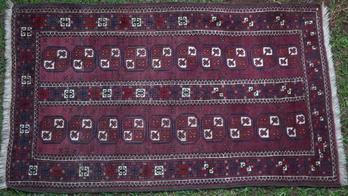 Old Ersari Afghan Rug 