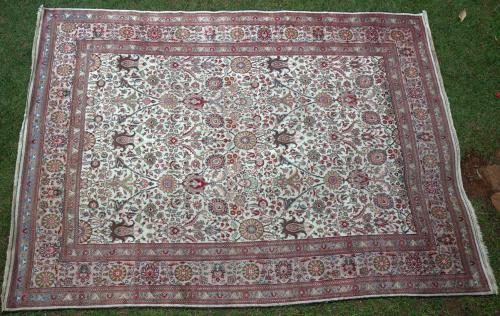 Old or Antique European or Tabriz Carpet