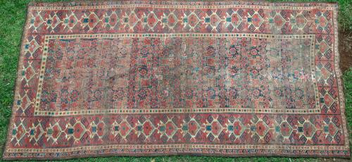 Antique Beshir Turkoman Central Asian carpet