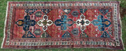 Antique Bakhtiari tribal Persian Rug