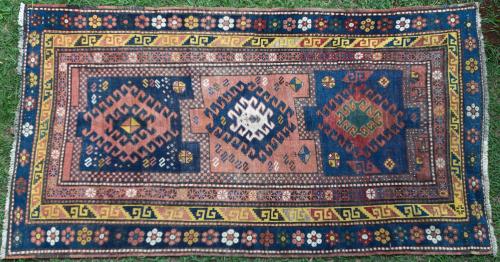 Antique Kazak Caucasian Rug