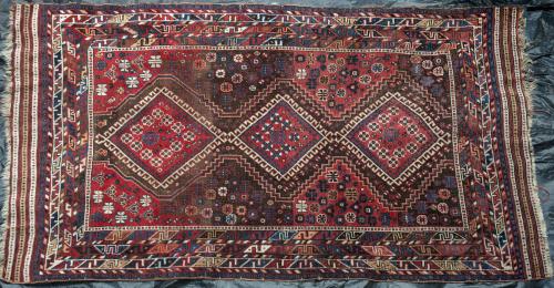 Antique Luri or possibly Afshar Persian tribal carpet