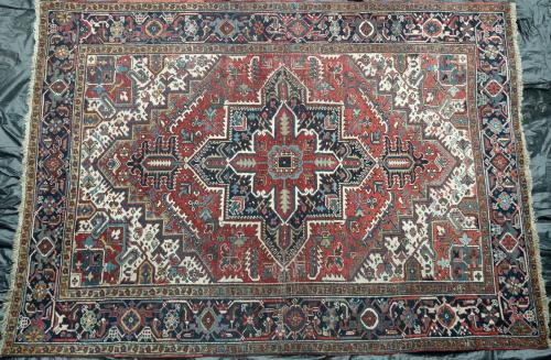 Old or Antique Heriz Persian Carpet