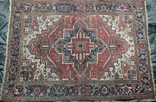 Old or Antique Heriz Persian Carpet