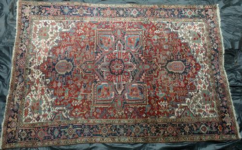 Old or Antique Heriz Persian Carpet