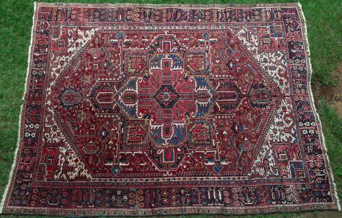 Old Heriz Persian Carpet