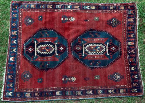 Antique Lori Pambak Kazak Caucasian rug