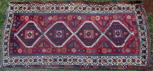 Antique Anatolian 'yuruk' village rug