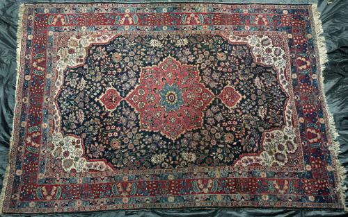 Antique Meshed or Mashad Khorossan Persian Carpet