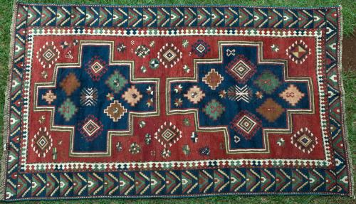 Antique Kazak Caucasian Rug