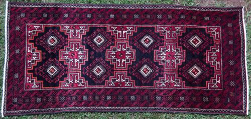 Old Baluch Afghan rug