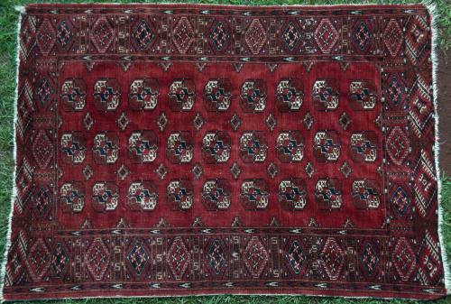 Antique Tekke Turkoman Rug Turkmenistan Russia