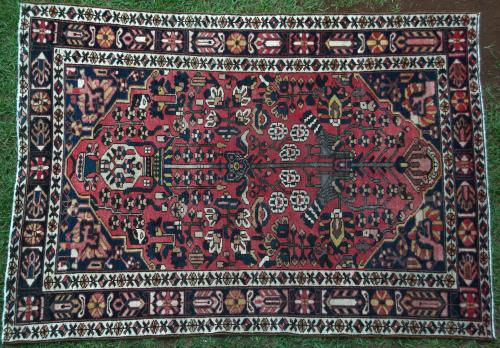 Persian Bakhtiari Tribal Old Rug