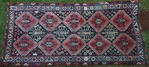 Antique Afshar Tribal Persian Runner