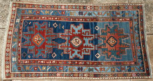 Antique Caucasian Armenian Kazak tribal rug