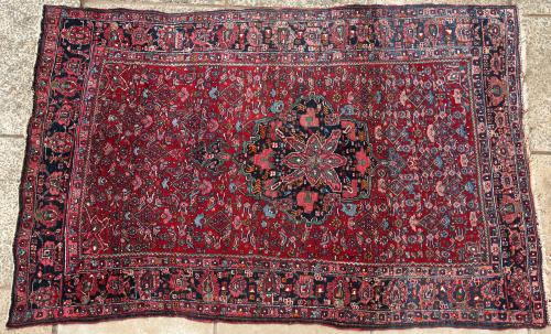 Old Kurdish Bijar Persian rug