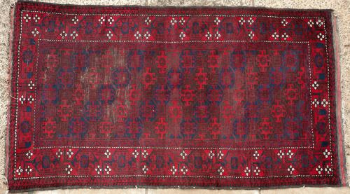 Antique Baluch Afghan or East Persian prayer rug