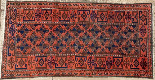 Antique Baluch Afghan or East Persian prayer rug