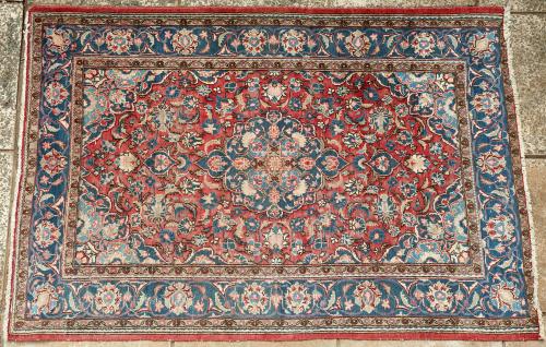 Old or antique Sarouk (Sarough) Persian rug