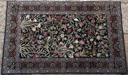 Old Qum or Ghom Persian rug