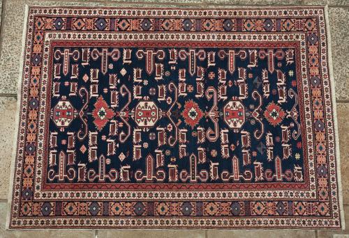 Indian (?) or Afghan Perepedil Shirvan Caucasian Rug