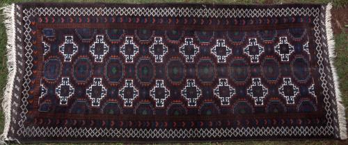 Baluch Afghan or Iranian tribal rug