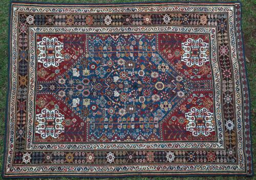 Antique Tribal Qashqa'i Persian Rug