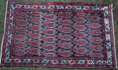 Antique Senneh-Malayer Persian Rug