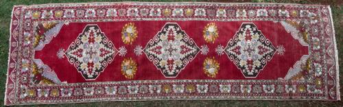 Antique Karabagh Caucasian runner