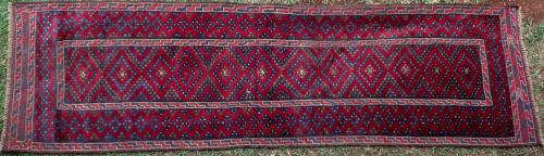 Afghan pile/soumak runner