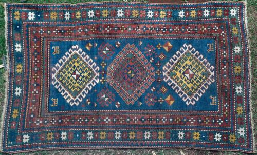 Antique Kazak Caucasian Rug