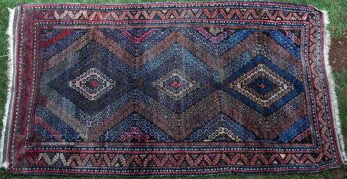 Antique Aimaq Baluch Afghan or Persian tribal rug