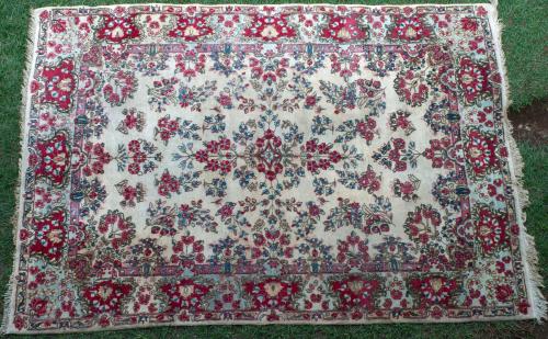 Antique Kerman Persian carpet