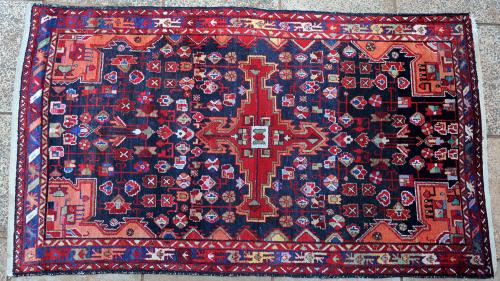 Old Malayer or Hamadan Persian rug