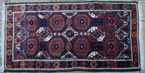 Old Baluch Afghan Rug