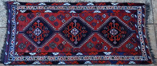 Antique or old Qashqa'i (?) tribal Persian rug