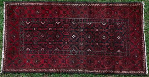 Antique Baluch Tribal Afghan rug