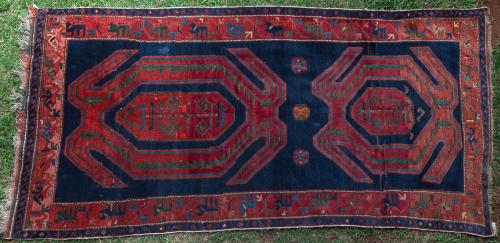 Antique Lenkoran Caucasian Rug