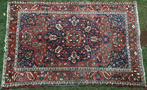 Persian Baktiari Tribal Old Rug