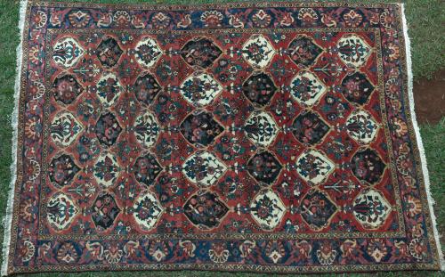 Persian Bakhtiari Tribal Antique Carpet