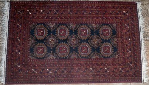 Old Sarukh Turkoman Afghan rug