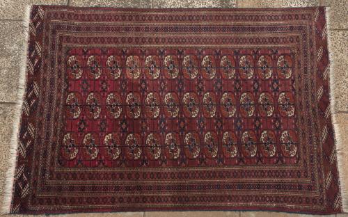 Old or antique Tekke Turkoman tribal rug