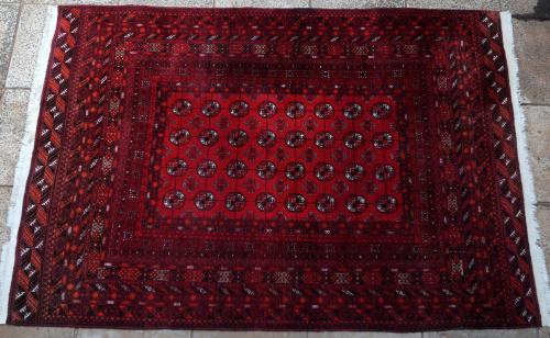 Afghan Tekke inspired carpet